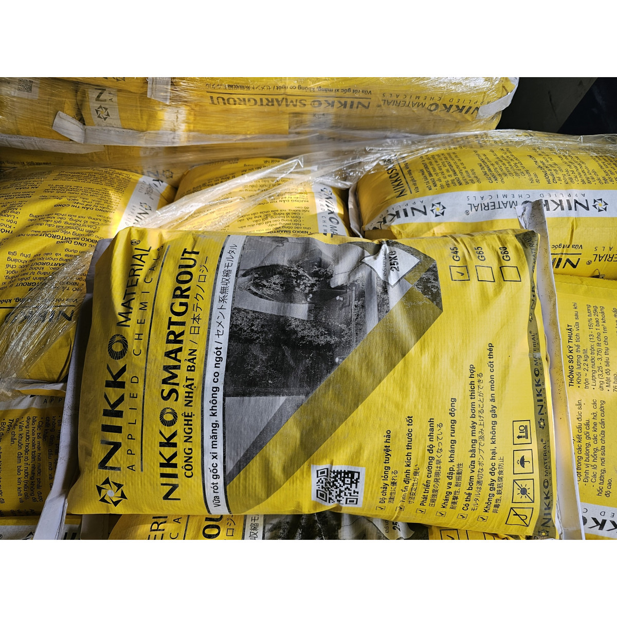 NIKKO SMARTGROUT G80 – Vữa rót bù co ngót gốc xi măng