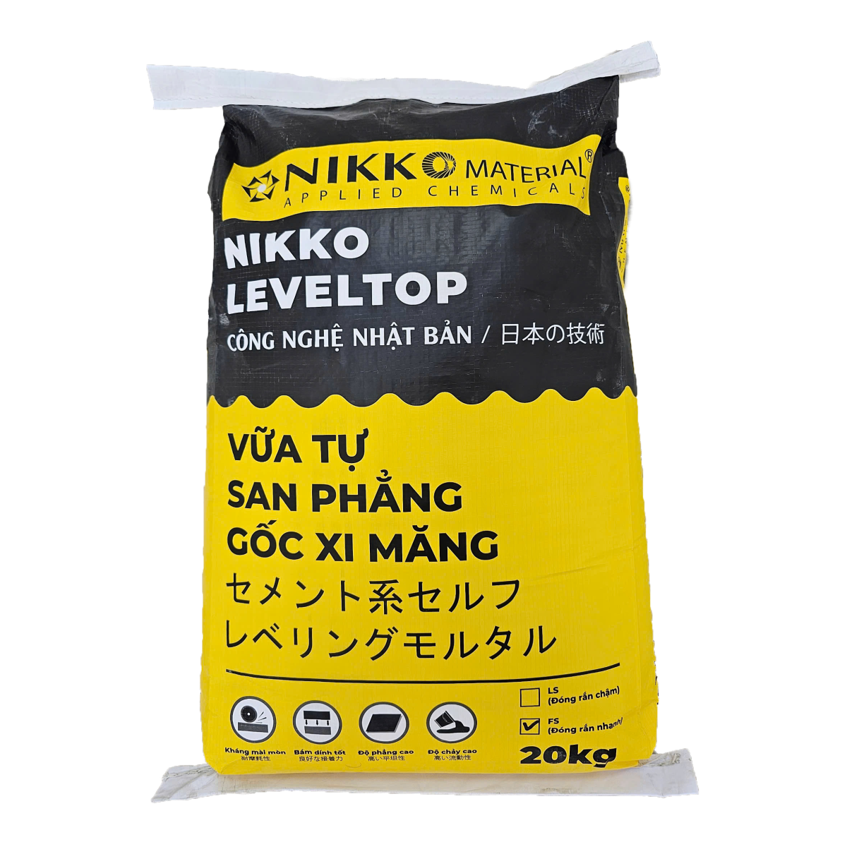 NIKKO LEVELTOP FS – Vữa tự san phẳng đóng rắn nhanh