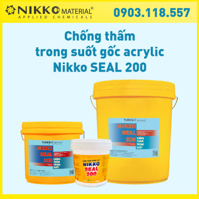 NIKKO SEAL 200 – Chống thấm 1 thành phần trong suốt