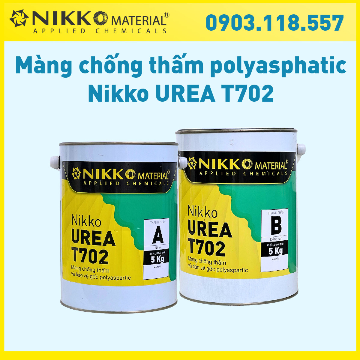 UREA T702 – Màng chống thấm và bảo vệ gốc Polyaspatic