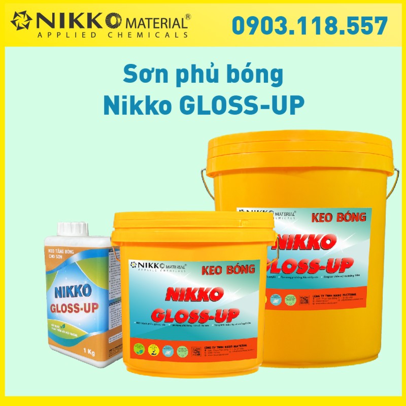 NIKKO GLOSS-UP – Sơn tăng bóng gốc nước
