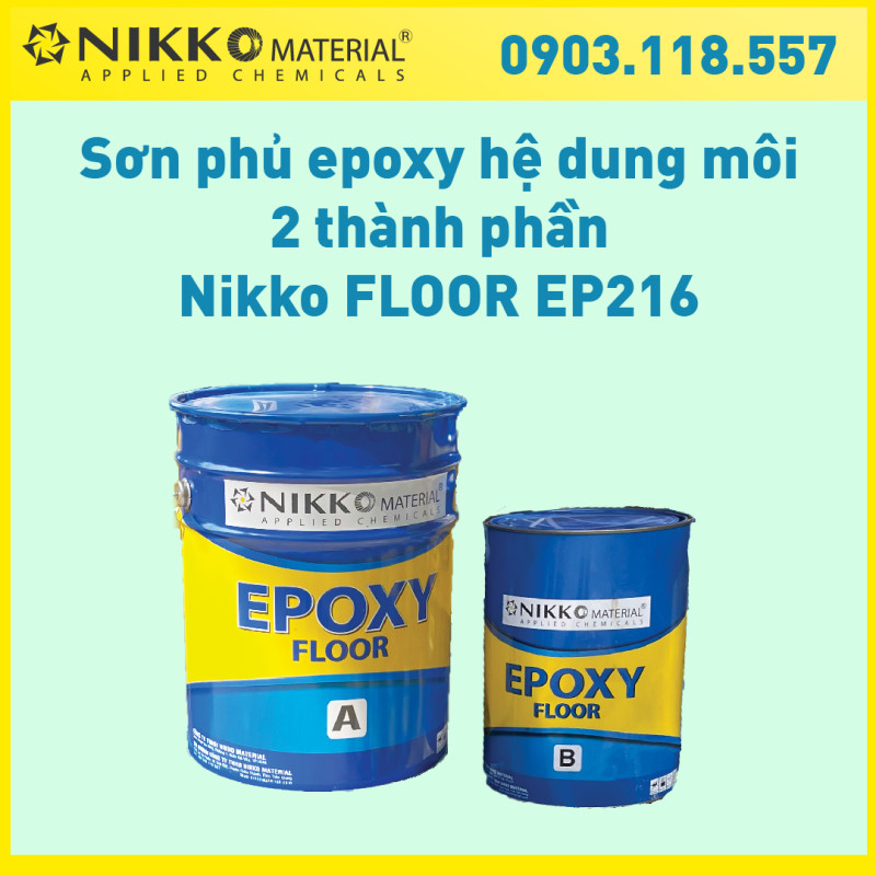 NIKKO FLOOR EP216 – Sơn phủ gốc epoxy hệ dung môi