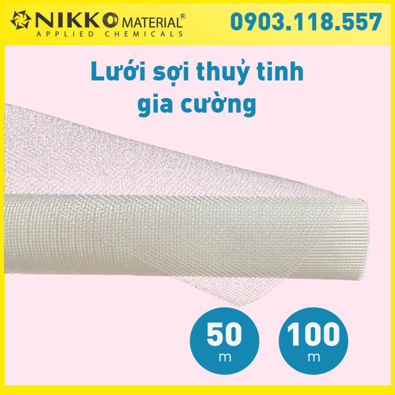 NIKKO FIBERGLASS MESH – Lưới thuỷ tinh gia cường
