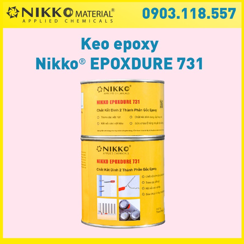 NIKKO EPOXDURE 731 – Keo sửa chữa và kết nối gốc nhựa EPOXY