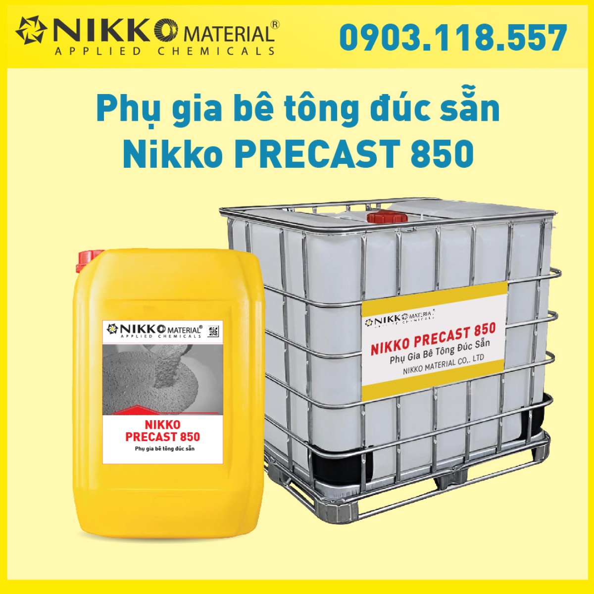 NIKKO PRECAST 850 - Phụ gia bê tông đúc sẵn