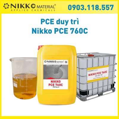 NIKKO 760C - Phụ gia duy trì polycarbonxylate (PCE) hiệu suất cao